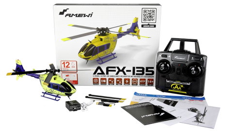 Amewi AFX-135 Alpine Air Ambulance RC helikopter RtF 2. kép