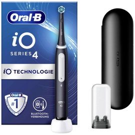 Elektromos fogkefe Forgó/oszcilláló Fekete, Oral-B iO4, 141502 