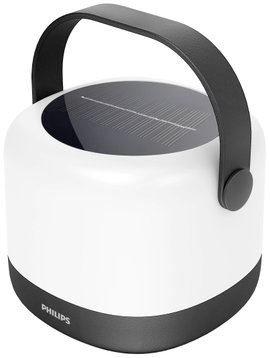 Philips Alula SR PT 1.2W RGB30K BL 8720169296503 Napelemes asztali lámpa 1.2 W Melegfehér, RGB Fehér