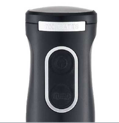 Silva Homeline SMS 6502 Rúdmixer 700 W Mérőpohárral, Aprító feltéttel, Hótoló feltét Nemesacél, Feke 4. kép