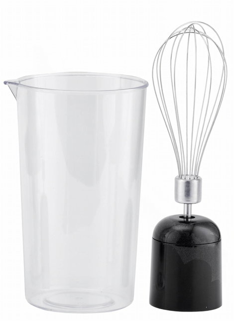 Silva Homeline SMS 6502 Rúdmixer 700 W Mérőpohárral, Aprító feltéttel, Hótoló feltét Nemesacél, Feke 5. kép