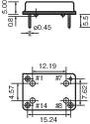 Kvarc oszcillátor, frekvencia: 32 MHz, DIP 14, (H x Sz) 20,7 x 13,1 mm, TFT680 3. bélyegkép