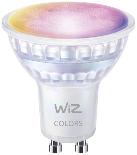 WiZ 8720169076761 LED EEK F (A - G) GU10 Reflektor 4.7 W Melegfehértől a hidegfehérig, RGBW 1 db