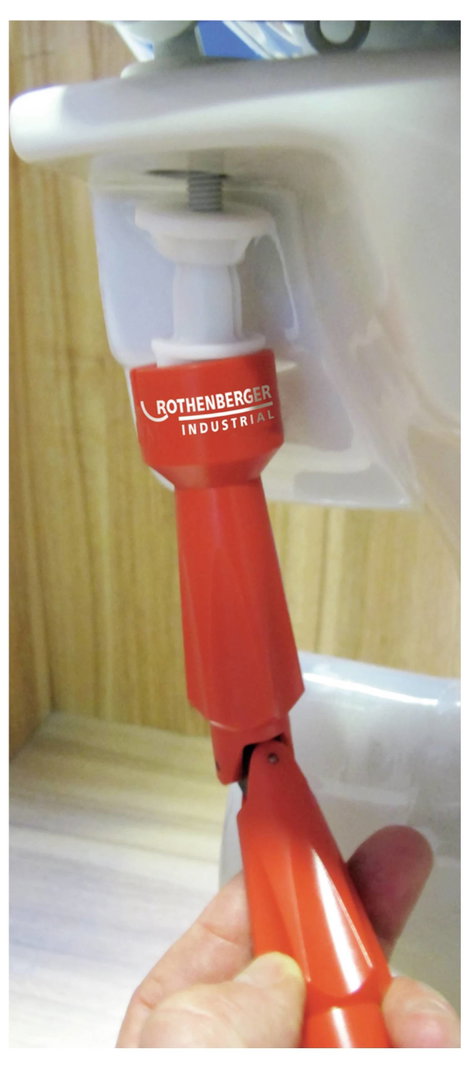 Rothenberger Industrial WC-ülőke összeszerelési kulcs 036040E 3. kép