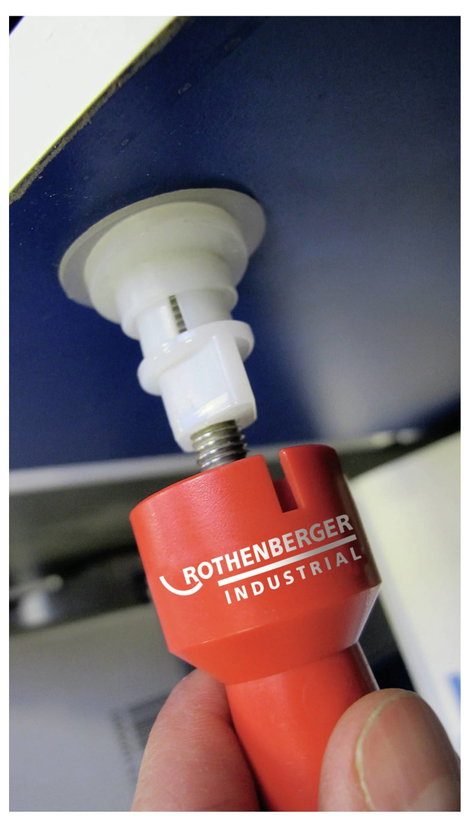 Rothenberger Industrial WC-ülőke összeszerelési kulcs 036040E 4. kép