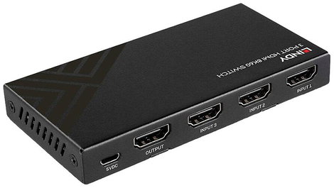 LINDY 3 Port HDMI 8K60 Switch HDMI switch 4. kép
