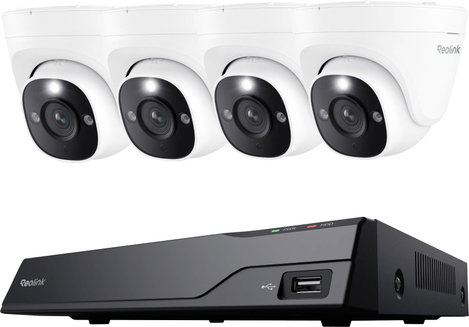 Reolink NVS8-8MD4 LAN IP-Megfigyelő kamera készlet8 csatornás4 db kamerával3840 x 2160 pixel