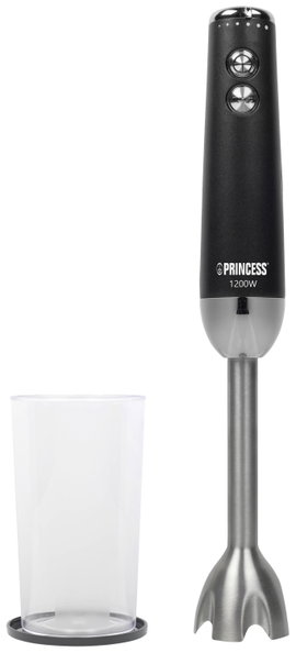 Princess 01.221229.01.001 Rúdmixer 1200 W Fekete, Nemesacél