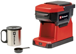 Einhell TE-CF 18 Li-Solo Power X-Change Kávéfőző Piros Kapacitás, csésze=1 Filteres kávé funkcióval