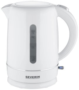 Severin WK 4325 Vízforraló Zsinór nélküli Fehér