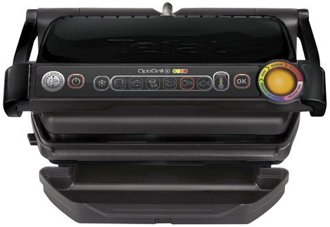 Tefal GC7128 OptiGrill+ Schwarz Kontakt grill Elektromos, Asztali Grillező funkció, Tapadásmentes be 2. kép