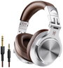 OneOdio Fusion A70 DJ Over Ear headset Bluetooth® Stereo Ezüst, Barna High-Resolution audio Headset, bélyegkép