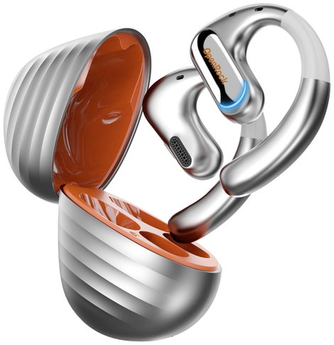 OneOdio OpenRock Pro T1 Sport Ear Free fejhallgató Bluetooth® Stereo Ezüst Töltőtok, Fülkengyel, Víz 3. kép