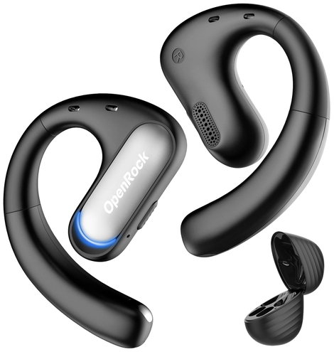 OneOdio OpenRock Pro T1 Sport Ear Free fejhallgató Bluetooth® Stereo Fekete Töltőtok, Fülkengyel, Ví 2. kép