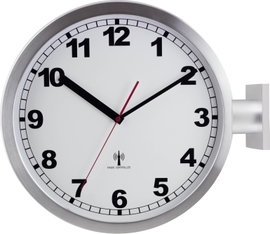 EUROTIME ET-51764-47 Rádiójel vezérlésű Falióra 40 cm Alumínium