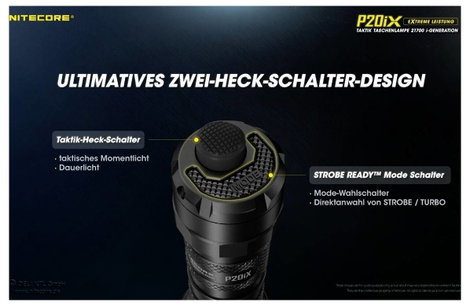 NiteCore P20iX LED Kézilámpa Akkuról üzemeltetett 4000 lm 116 g 4. kép