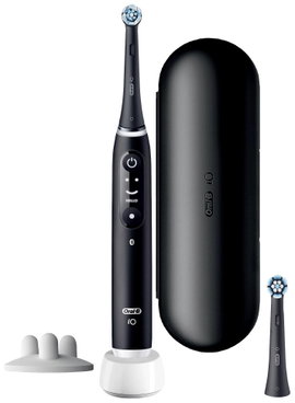 Elektromos fogkefe Forgó/oszcilláló Fekete, Oral-B iO 6s, 4210201409137 