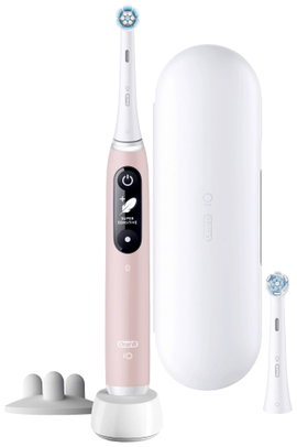 Elektromos fogkefe Forgó/oszcilláló Rózsa, Oral-B iO 6s, 4210201427384 