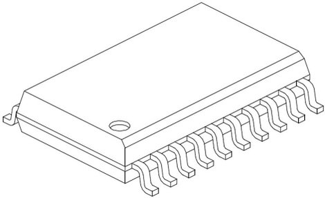 PIC processzor, ház típus: SOIC-20, Microchip Technology PIC16F690-I/SO 2. kép