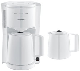 Severin KA 9309 Kávéfőző Fehér Hőszigetelt kiöntő