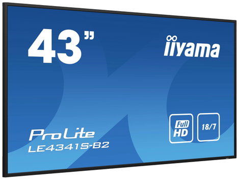 Iiyama ProLite LE4341S-B2 Digital Signage kijelző EEK: G (A - G) 108 cm 42.5 coll 1920 x 1080 Pixel 2. kép