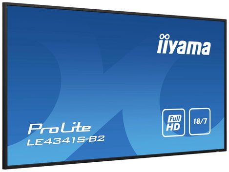 Iiyama ProLite LE4341S-B2 Digital Signage kijelző EEK: G (A - G) 108 cm 42.5 coll 1920 x 1080 Pixel 3. kép