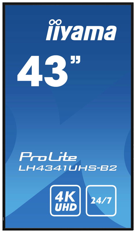Iiyama ProLite LH4341UHS-B2 Digital Signage kijelző EEK: G (A - G) 108 cm 42.5 coll 3840 x 2160 Pixe 2. kép