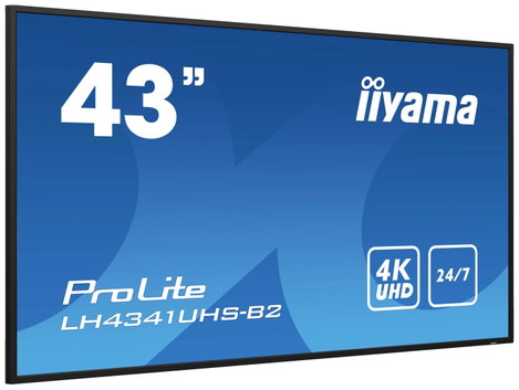 Iiyama ProLite LH4341UHS-B2 Digital Signage kijelző EEK: G (A - G) 108 cm 42.5 coll 3840 x 2160 Pixe 3. kép