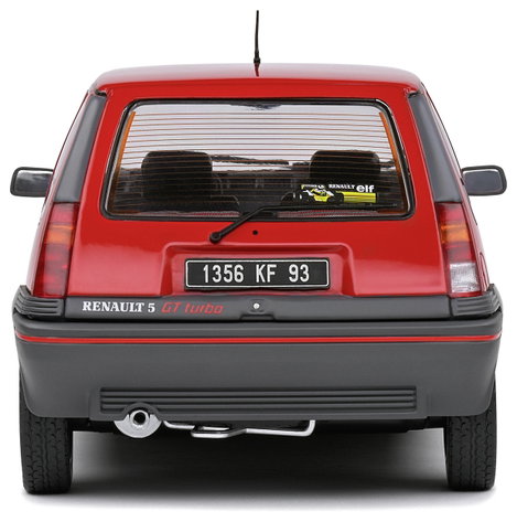 Solido Renault 5 GT Turbo MK1 rot 1:18 Autómodell 5. kép