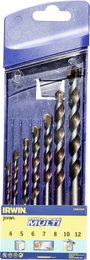 Irwin Tools 10501940 Keményfém Többcélú fúró 4 mm, 5 mm, 6 mm, 7 mm, 8 mm, 10 mm, 12 mm Hengeres bef bélyegkép