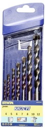 Irwin Tools 10501940 Keményfém Többcélú fúró 4 mm, 5 mm, 6 mm, 7 mm, 8 mm, 10 mm, 12 mm Hengeres bef 2. bélyegkép