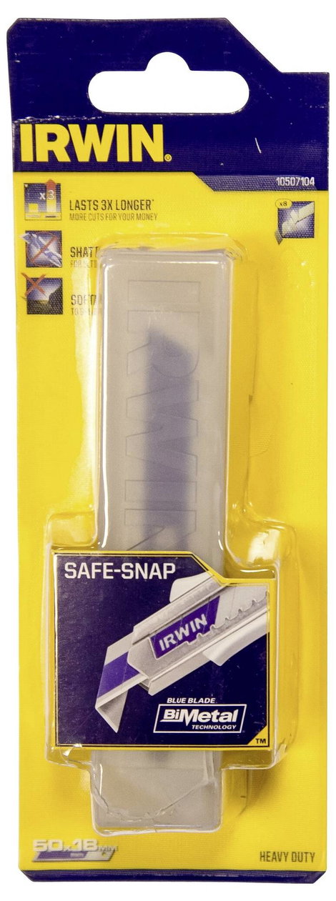Irwin Tools 10507104 18 mm átmérőjű, bimetál " kék" lepattintható penge 50 db 2. kép