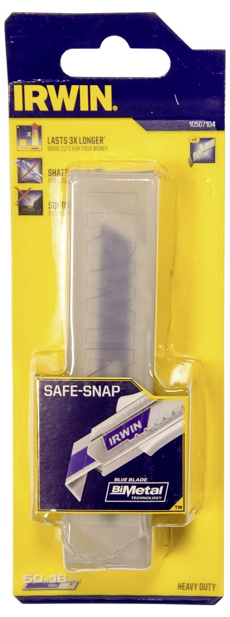 Irwin Tools 10507104 18 mm átmérőjű, bimetál " kék" lepattintható penge 50 db 3. kép