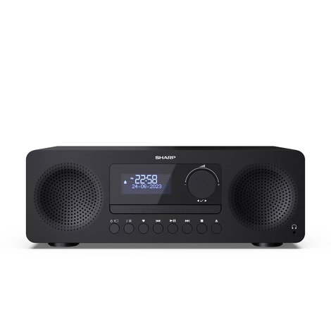 Sharp XL-B720D Sztereo berendezés Bluetooth®, AUX, CD, DAB+, USB Táviránytóval 60 W Fekete 2. kép