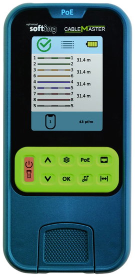 Kábel mérő készülék 226102 Softing CMPOE Hálózat