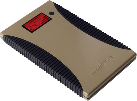 Power Traveller Powergorilla Tactical Powerbank 24000 mAh LiPo USB-A Homok kültéri, állapotjelző 3. kép