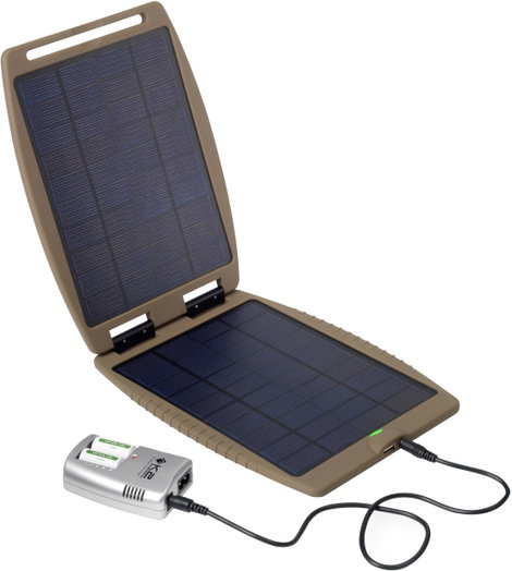 Power Traveller Solargorilla Tactical PTL-SG002 TAC Napelemes akkutöltő Töltőáram napelem (max.) 200 4. kép
