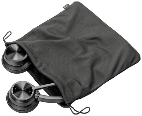 HP Poly Voyager 4320-M +BT700 Dongle Számítógép On Ear headset Bluetooth® Stereo Fekete Noise Cancel 4. kép
