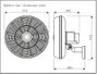 CasaFan AIROS ECO SILENT WALL SW Fali ventilátor 90 W (Ø) 514 mm Fekete 6. bélyegkép