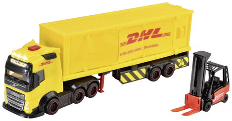 Dickie Toys Tehergépjármű modell Volvo DHL teherautók Kész modell Tehergépjármű modell