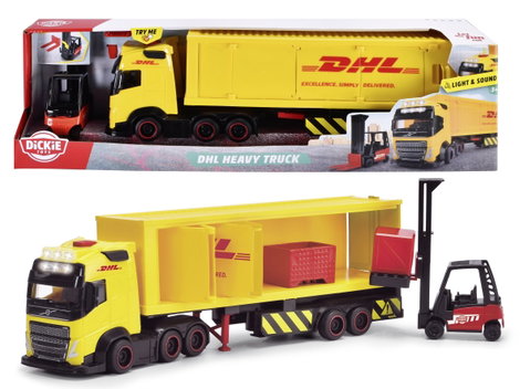 Dickie Toys Tehergépjármű modell Volvo DHL teherautók Kész modell Tehergépjármű modell 5. kép
