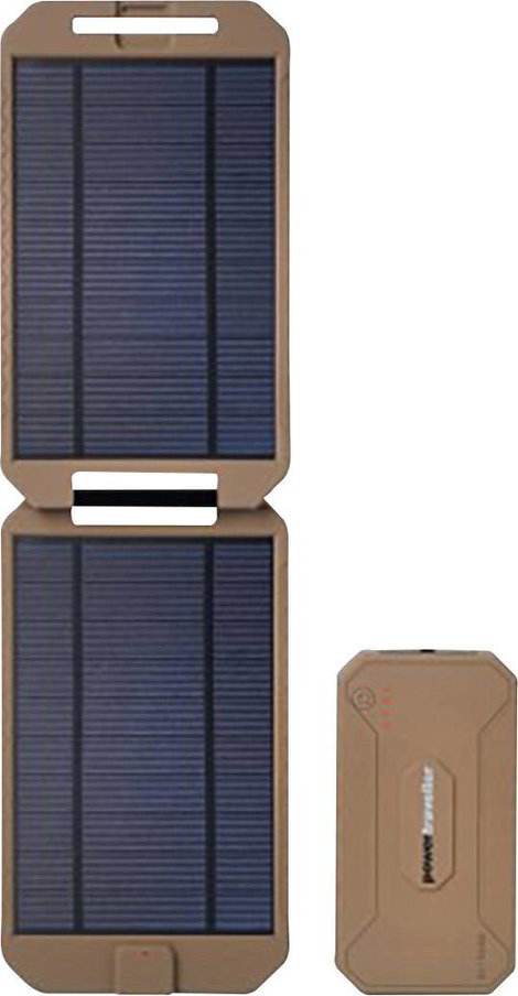 Napelemes akkutöltő és powerbank, 1000 mA 5 W, Power Traveller Powerbank Solar Extreme Tactical PTL- 2. kép