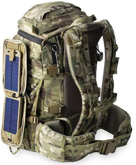 Napelemes akkutöltő és powerbank, 1000 mA 5 W, Power Traveller Powerbank Solar Extreme Tactical PTL- 3. kép