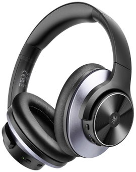 OneOdio A10 Over Ear headset Bluetooth® Stereo Fekete, Kék High-Resolution audio, Noise Cancelling H