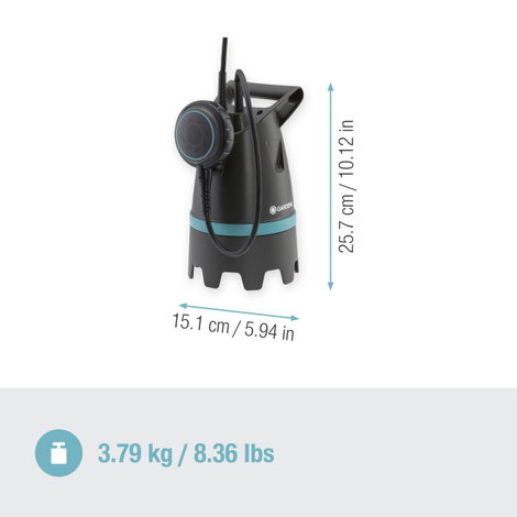 GARDENA 10500 Basic 09008-47 Szennyvízszivattyú 10500 l/óra 5 m 2. kép