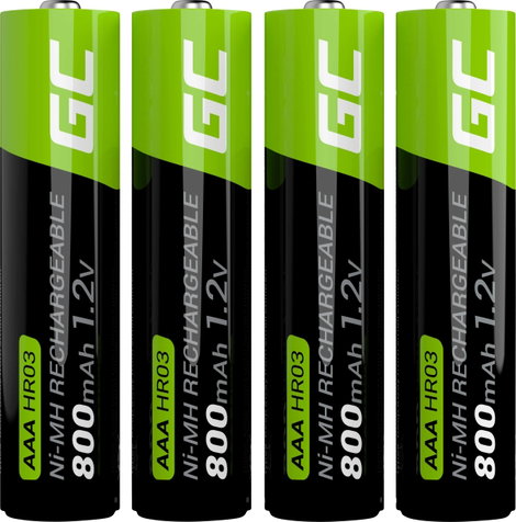 Green Cell HR03 Mikroakku NiMH 800 mAh 1.2 V 4 db