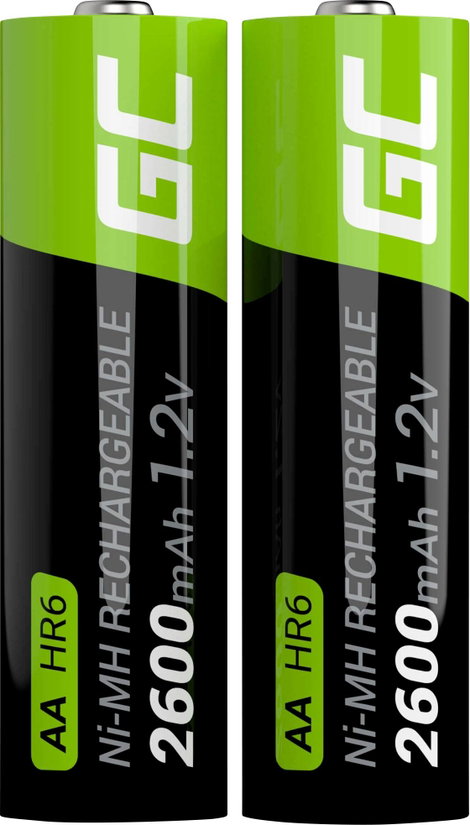 Green Cell HR6 Ceruzaakku NiMH 2600 mAh 1.2 V 2 db