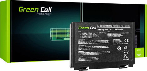 Green Cell Notebook akku A32-F82 A32-F52 10.8 V 4400 mAh Asus 5. kép