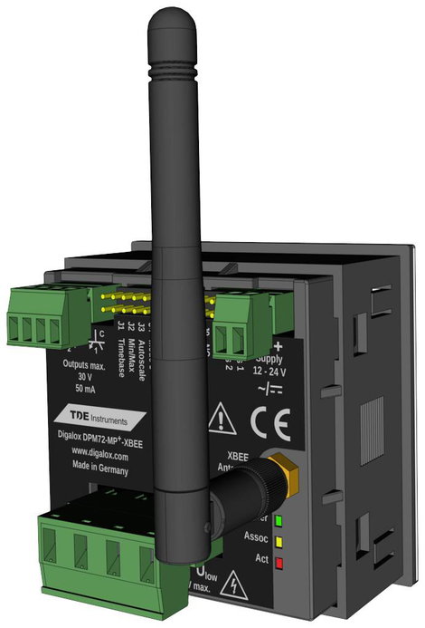 TDE Instruments DPM72-MPPA-XBEE Mérőműszer 2. kép