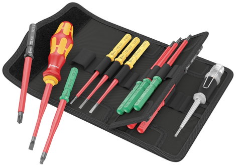 Wera Kraftform Kompakt VDE 16 extra slim 1 Cserélhető penge készlet Villanyszerelő